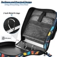 thumbnail image 4 of FORMRS Zipper Binder with Shoulder Strap 2-inch Ring 500 Sheet Capacity File Bag, Simple Floral, 4 of 5