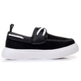 thumbnail image 4 of Blikcon Toddler Boys & Girls Hook And Loop Boat Shoes Lace Up Loafers (Toddler/Little Kid), 4 of 8