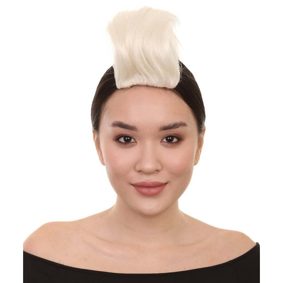 HPO Adult Women's Mutant Mohawk Wig – Synthetic Fiber Costume Hair with Breathable Capless Cap