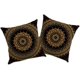 thumbnail image 1 of 2 fundas de almohada aspecto lino para cojines decorativos, cojines, cojines de sofá, fundas de cojines, estampados de mandalas y estilo étnico (vintage mandala 1, 50x50, 1 of 4