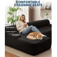 thumbnail image 2 of Sink-in Cloud Comfort 108" Modular Sectional Sofa with Chaise - Boneless Design, No Assembly Required, Upholstered l-Shaped Couch for Living Room & Bedroom, 2 of 7