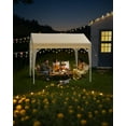 thumbnail image 1 of Historyli Carpa plegable resistente de 1,8 x 1,8 m, fácil de instalar, impermeable, con protección UV y parasol para mercados de agricultores y mercadillos., 1 of 7