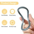 thumbnail image 3 of 4pcs Replacement Seal Rings, Rubber Ring Seal Rings, Blender Gasket Replacement, Ring Gaskets with Lip, Replacement Parts Accessories for 600 900 Series Blender., 3 of 7