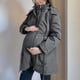 thumbnail image 3 of AUNVITO Women's Winter Padded Hooded Down Coat with Pockets Warm and Stylish Quilted Outerwear, 3 of 8
