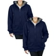 thumbnail image 3 of 2-Pack GBH Women's Heavyweight Loose-Fit Sherpa Fleece-Lined Hoodie, 3 of 7