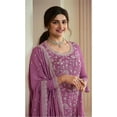 thumbnail image 3 of Ramadan Special Pakistani Shalwar Kameez Suits Indian Designer Plazo Outfits ( Lavender, XXL - 46 ), 3 of 4