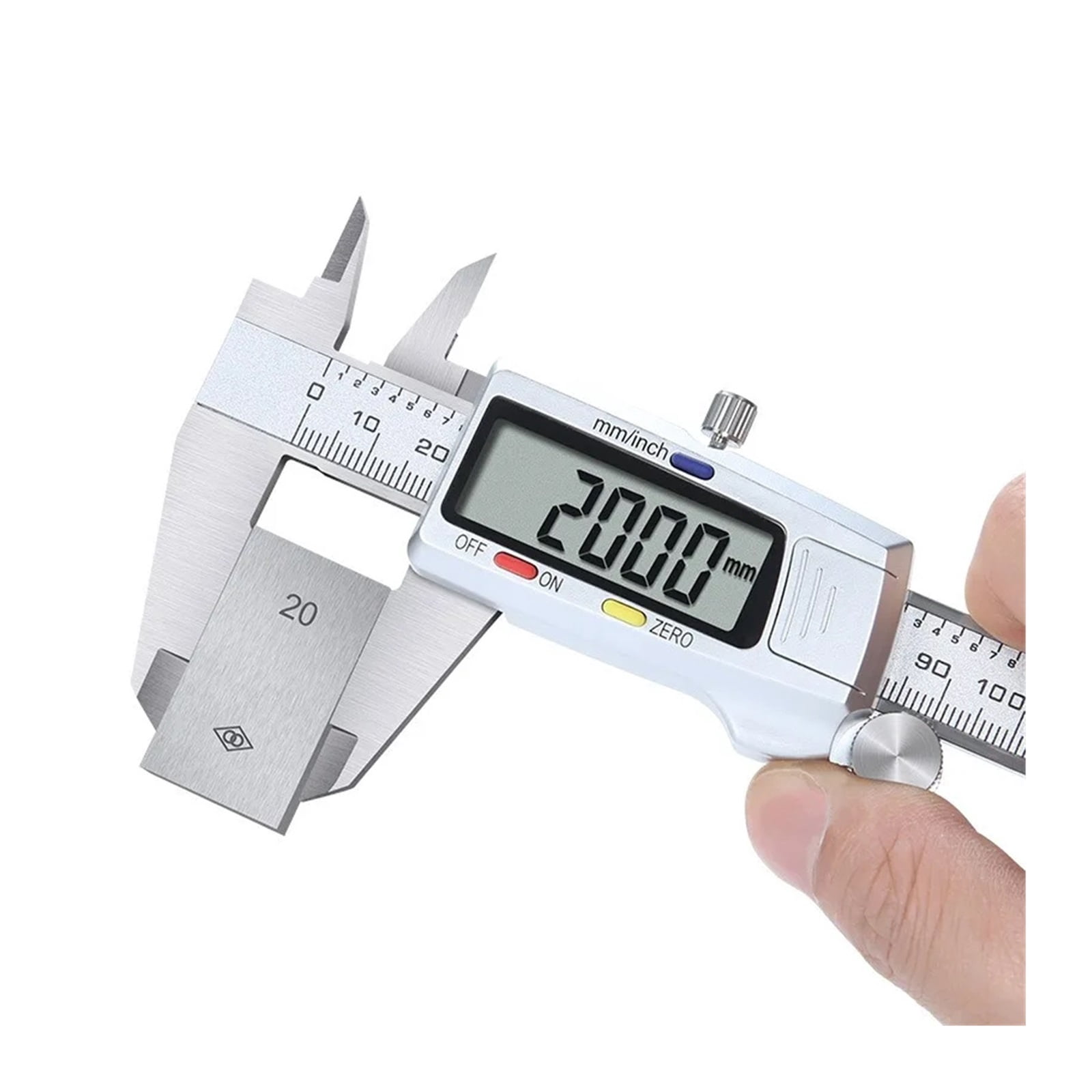 Vernier Caliper Stainless Steel Micrometer Measuring Tool Depth Ruler 6 Inch 150mm Digital ,Precision Measuring
