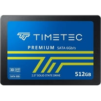 Timetec 512GB SATA III 2.5-Inch SSD, 3D NAND, Up to 550MB/s Read Speed, SLC Cache, Internal Solid State Drive for Laptop and Desktop Computers