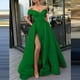 thumbnail image 2 of Vestidos de novia Prolriy para mujer, vestido de cóctel largo, elegante vestido largo sin espalda, vestido de satén con abertura lateral, vestido de fiesta para mujer 2024, vestido formal verde XXXL, 2 of 4
