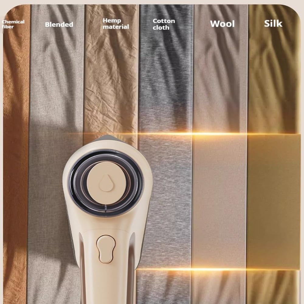 Vacuum Steamer for Clothes, 2025 Vacuum Steamer for Clothes Iron, 1000w Portable Handheld Clothing Steamers with 600ml Tank Delivers and 3.5FT Cord for Travel and Car Interior Care