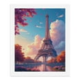 thumbnail image 5 of Paint by Numbers Kit for Adults, Eiffel Tower Sunset Blossoms Paint by Numbers, Easy Paint by Numbers Kit for Adults Beginner, DIY Adult Paint by Number Kits on Canvas, Home Decor, 5 of 7