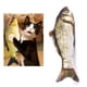 thumbnail image 1 of Juguete para gatos en movimiento: divertido e interactivo juguete masticable de hierba gatera para gatos (Carpe de Crucian), 1 of 5