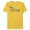 Yellow, variant on Disney Festive Fill Logo Christmas Holiday Family Trip - Short Sleeve Blended T-Shirt for Adults - Customized-Yellow