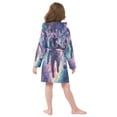 thumbnail image 7 of FORMRS Niños Bathrobe Unisex Hooded Robe Soft Plush Pajamas Sleepwear, Size 7-9T, Astronaut Pattern, 7 of 7