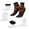 thumbnail image 4 of Saiise Five Nights At FreddyS Funny Socks Men Women Adults Novelty Graphic Crew Tube Socks Crazy Design Casual Dress Socks for Sports,Running,Travel, 4 of 7