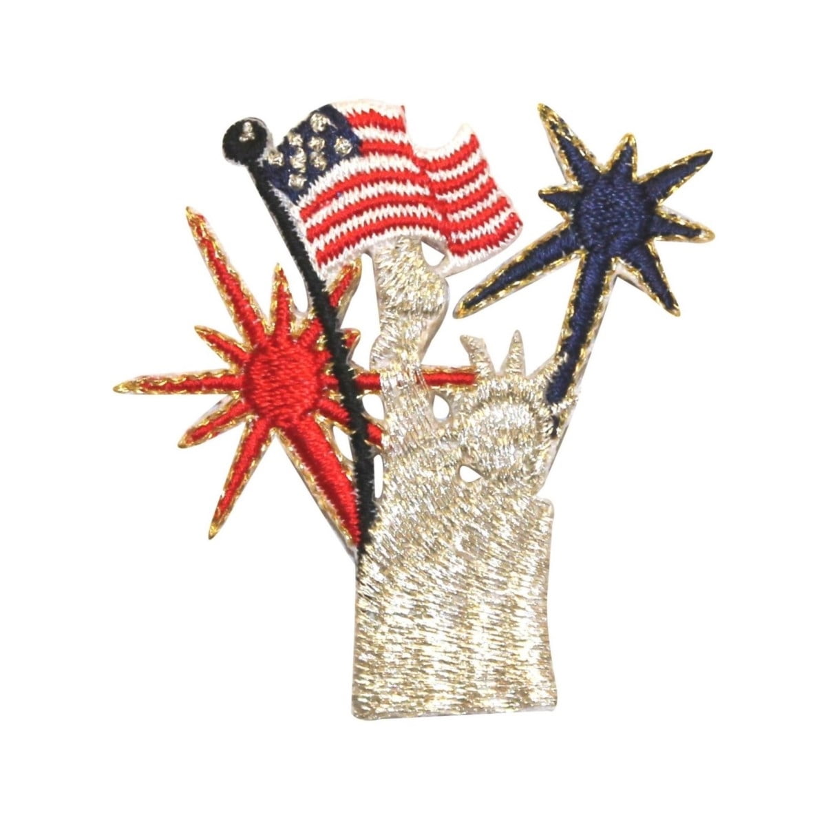 Statue Of Liberty New York City Iron On Embroidered Applique Patch 