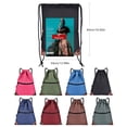 thumbnail image 2 of Mochila Con Cordón Bolsas De Saco De Gimnasia Deportiva Con Bolsillos Con Cremallera Bolsa De Gimnasia Unisex Para Deportes Al Aire Libre Cateissary AP007949-01, 2 of 5
