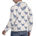 thumbnail image 3 of Hoodies for Men - Minimalist Plaid Cartoon Cute Goat Long Sleeve Comfrt Men'S Fashion Hoodies & Sweatshirts, Sweatshirts for Men Hoodies Pullover Clothing Clothes with Pouch, 3 of 7