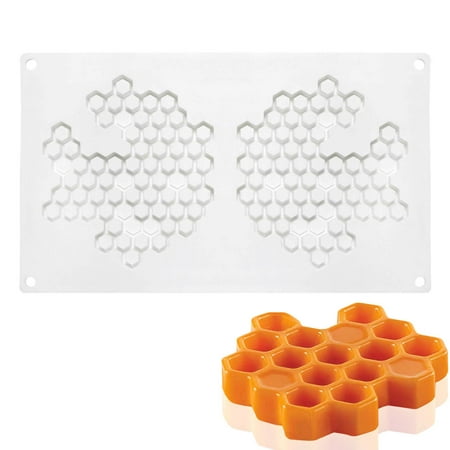 

Wowspeed Honeycomb Fondant Moulds | Honeycomb Bees Silicone Chocolate Molds | Bumble Bee Silicone Mold for Chocolate Cake Decorating Beehive Silicone Baking Mold Silicone Cupcake