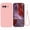 Pink, variant on Phone Case for Google Pixel 9A, Silicone with Lanyard, Microfiber Lining, Yellow