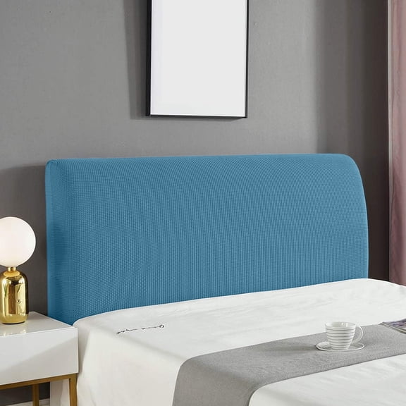 Upgraded Fully Enclosed Headboard Cover Elastic Modern Bedhead Protector Dusts Proof Fabric Slipcover For Upholstered Headboards Easiler Wash Stretchable Designs I