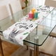 thumbnail image 4 of Yhmxh Bandera de mesa de Pascua, mantel de lino de doble cara, 4 of 6