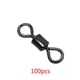 thumbnail image 4 of Advancent 100 piezas giratorias de pesca barril rodante de acero inoxidable Flexible conector de protección giratoria accesorio de aparejos componente a Pescar 12 # Advancent  DJ0448-02, 4 of 6