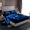 Black Blue, variant on Castle Fairy Abstract Gamer 4pcs Bed Sheets,Video Game King Sheets,3D Geometric Super Cozy Sheet Set,Super Cozy Gamepads Room Decor