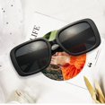 thumbnail image 2 of HAHDAXIA Lunettes de Soleil à Monture Carrée Surdimensionnées pour Femmes, Teintes Rétro Tendance, Protection UV400, 2 of 6