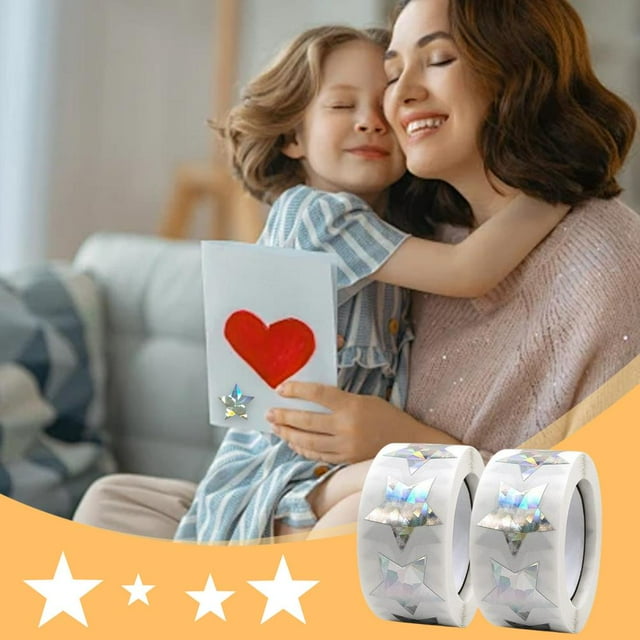 Feltree 1000 Pcs Star Stickers Star Stickers for Kids Star Sticker Star Stickers Small