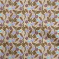 thumbnail image 1 of oneOone Silk Tabby Light Beige Fabric Tropical Leaf Fabric For Sewing Printed Craft Fabric By The Yard 42 Inch Wide, 1 of 1