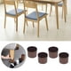 thumbnail image 4 of 4 piezas de extensiones redondas para muebles, extensiones para muebles pesados, sofás y armarios. Marrón 60x52mm, 4 of 6