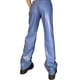 thumbnail image 4 of Lucakuins Pantalones de cuero para mujer, pantalones casuales rectos sueltos con bolsillos laterales de cintura alta Lucakuins  S-XL, 4 of 5
