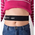 thumbnail image 4 of Cinturón abdominal transpirable suave ajustable elástico negro resistente a la suciedad cuidado abdominal algodón, 4 of 6