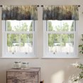 thumbnail image 2 of LALILO Kitchen Curtain Valance Art Geometric Tiled Rod Pocket Window Curtain 52"x 18" Set of 2, 2 of 6