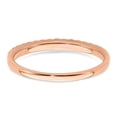 thumbnail image 5 of Solid 14k Rose Gold Diamond Wedding Band Ring Size 8 (.135 cttw.), 5 of 6