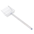 thumbnail image 1 of Metal Cat Litter Scoop, Long Handle Design, Rustproof and Sturdy, Efficient Particle Separation, Versatile Cleaning Tool for Pet Feces, Made with 304 Stainless Steel, Hygienic, 1 of 7