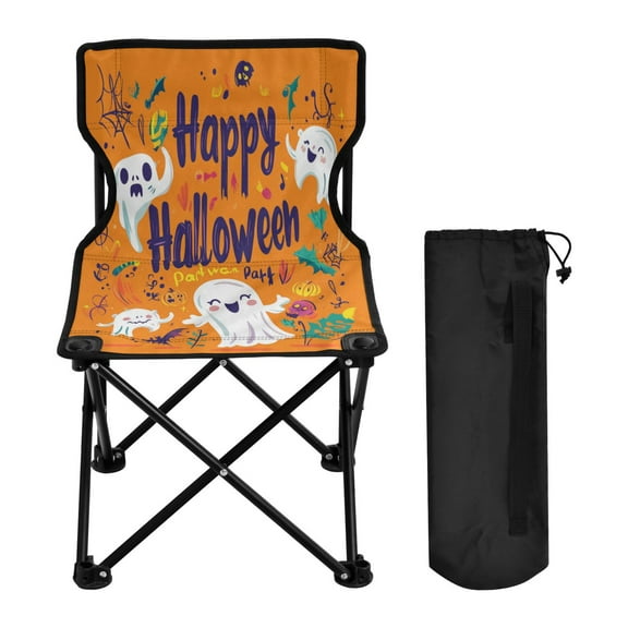 600D Oxford Camping Chair Portable Foldable Chair Supports 220 lbs for Picnic, Fishing, Backpacking Cartoon Characters