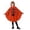 Orange, variant on Boy Halloween Outfit Unisex Skeleton Hooded Cloak Halloween Party Outfit for Kids 4-6 Years
