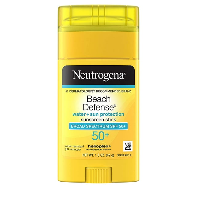 Barra Protector Solar Corporal Neutrogena Resistente al Agua Amplio Espectro SPF 50+ UVA/UVB 1.5 Oz