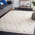 thumbnail image 2 of SAFAVIEH Melody Andrea Geometric Polyester Area Rug, Ivory/Black, 6' x 9', 2 of 11