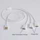 thumbnail image 2 of unique High-performance 1 to 3 USB Splitter USB Male to 3 USB Female Adapter Durable-, 2 of 5