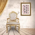 thumbnail image 3 of Perrenoud, Aubree 14x18 Gold Ornate Wood Framed with Double Matting Museum Art Print Titled - Alphabet - Girls, 3 of 4