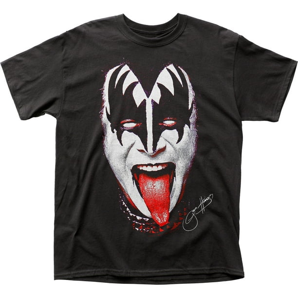 Kiss Glam Metal Groupe de Musique Hard Rock Groupe de T-Shirt Adulte Démon Tee