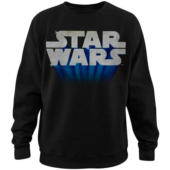 Men's Star Wars Flying Logo Sweatshirt Black X Large