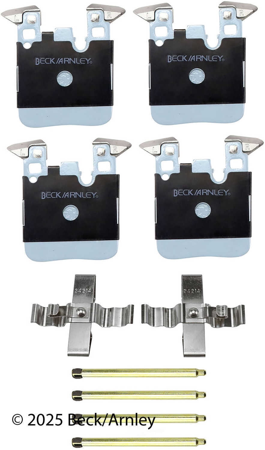 Beck/Arnley 085-7012 Disc Brake Pad
