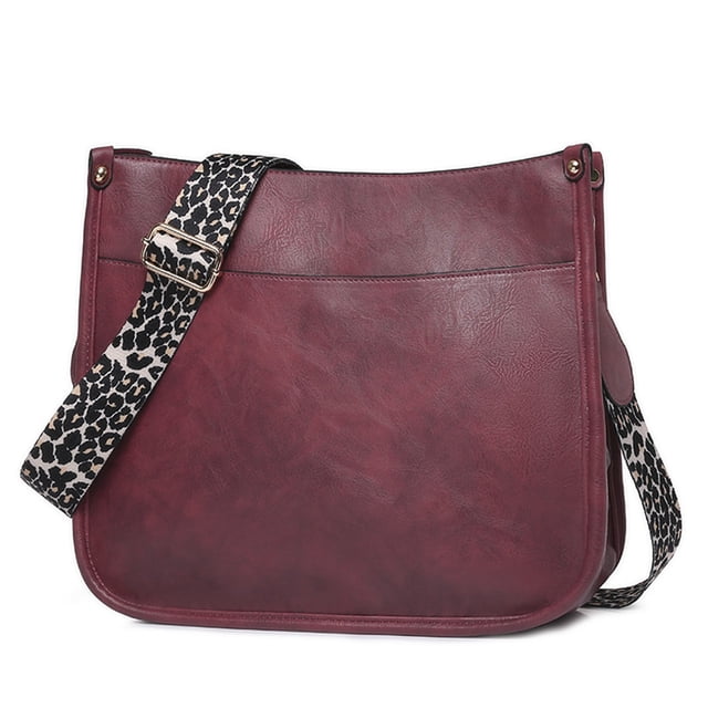 Sac à Bandoulière en Cuir PU Mode avec Sangle Réglable