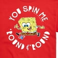 thumbnail image 3 of SpongeBob SquarePants - You Spin Me Round And Round Hanukkah - Men's Short Sleeve Graphic T-Shirt, 3 of 6
