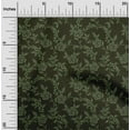 thumbnail image 2 of oneOone Cotton Jersey Green Fabric Floral Quilting Supplies Print Sewing Fabric By The Yard 58 Inch Wide, 2 of 5