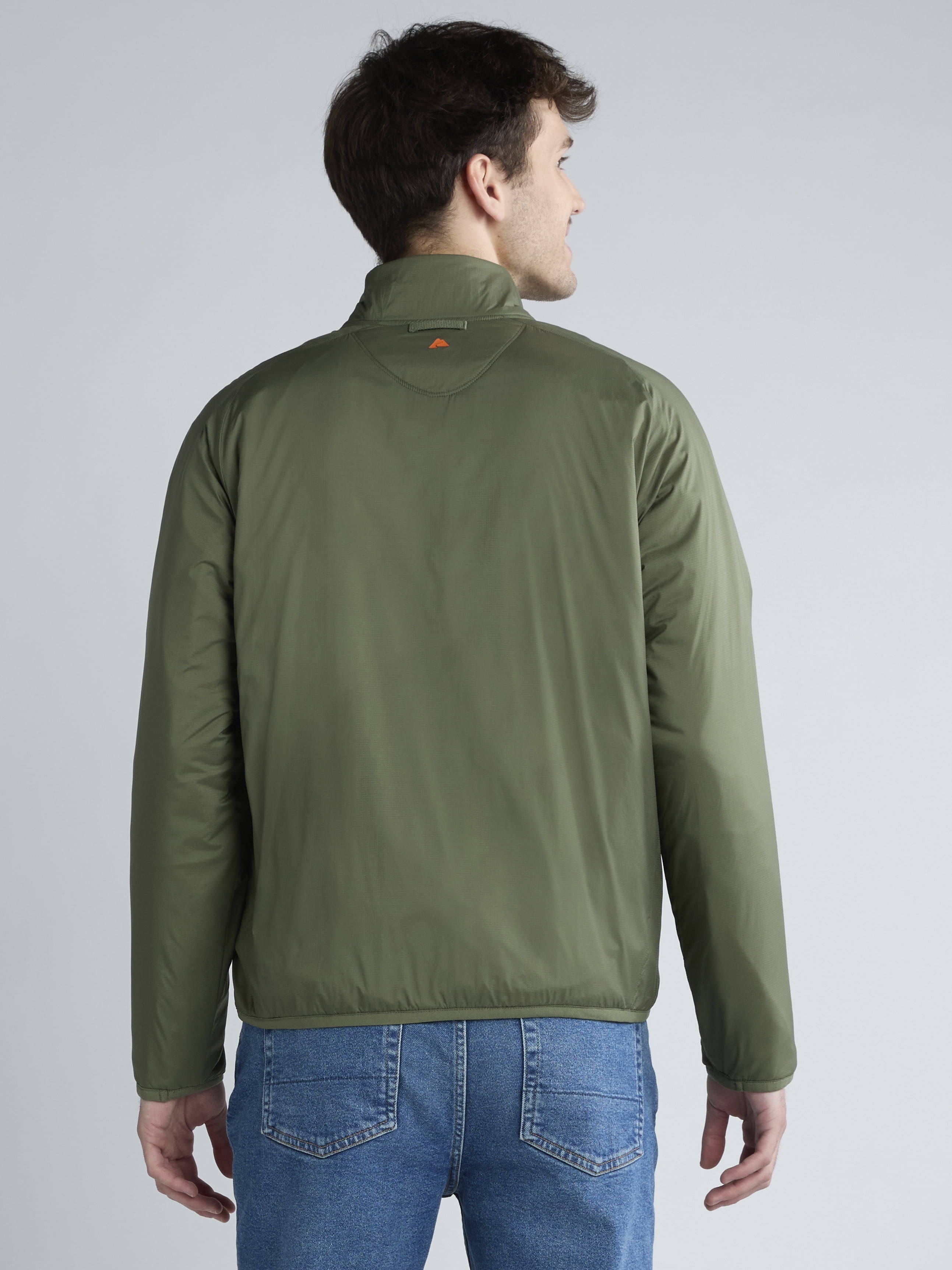Ozark Trail Men's and Big Men's Lightweight Insulated Zip Jacket, Sizes S-3XL
